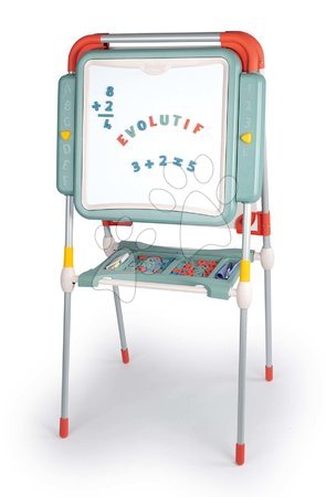 Igrače za malčke od rojstva dalje - Tabla kovinska na krede in magnete Evolutiv Board Smoby