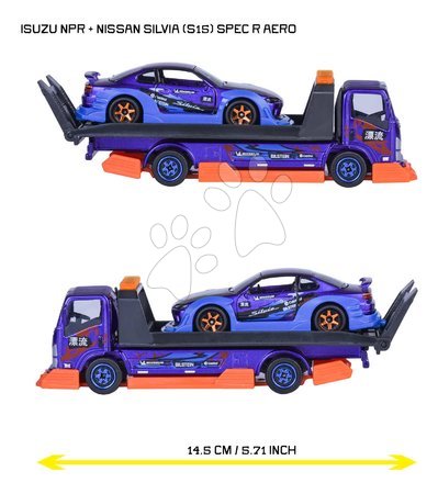 Modelle - Transportér s autíčkom JDM Legends Majorette - 2