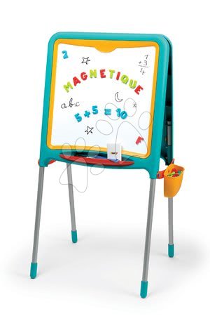 Šolske table - Tabla za risanje in magnetki Metal Board Smoby