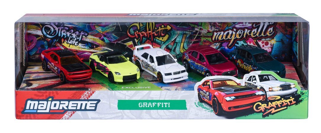 Modelle - Autíčka Graffiti Giftpack Majorette - 2