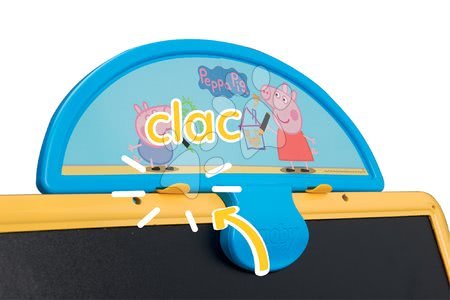 Nezaradené - Tablă magnetică pentru desenat și  învăţat Peppa Pig Smoby - 4