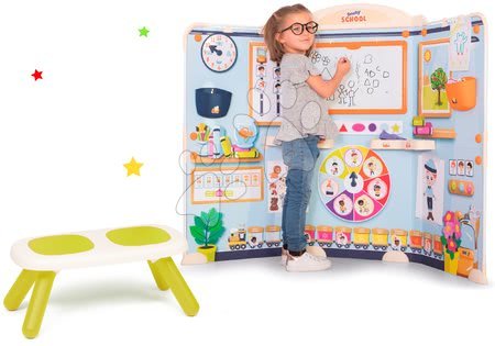 Table in klopi kompleti - Komplet Igramo se šolo School Smoby