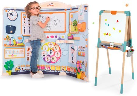 Tafel und Bänke Sets - Set Schule für Kindergärtner School Smoby