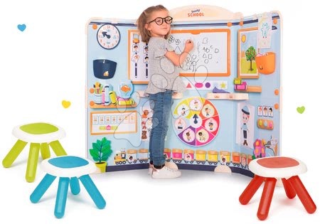 Tabule a lavice sety - Set škola pre škôlkárov School Smoby