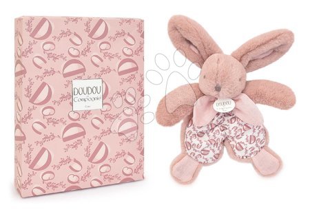 Jucării pentru bebeluși de la producătorul Doudou et Compagnie | Pagină 3 - Iepuraș de pluș de alint Bunny Comforter Pink Doudou et Compagnie_1