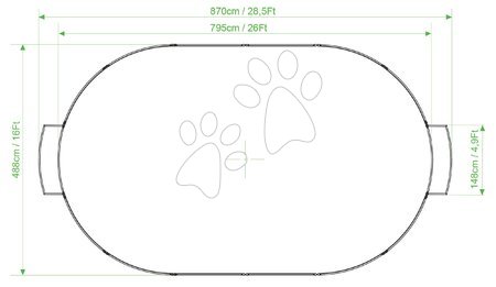 Piłka nożna - Arena piłkarska Panna field oval Exit Toys - 4