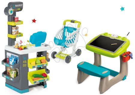 Activity - Set klupa za crtanje i magneti Little Pupils Desk Smoby