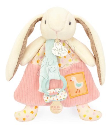 Pluszaki | Strona 14 - Pluszowy króliczek z klipsem na smoczek Lapin Ciboulette Doudou Dummy Holder Doudou et Compagnie