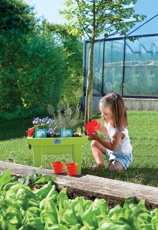 Sandkästen für Kinder - Tisch für den Gärtner The Flower Box Garden&Seasons Écoiffier_1