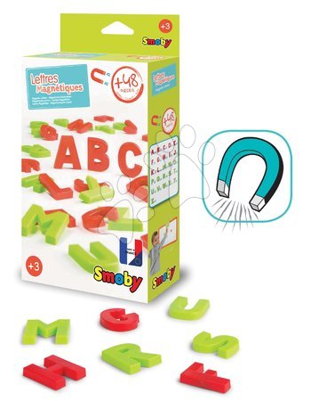 Kreativne in didaktične igrače - Magnetne črke velike ABC Smoby_1