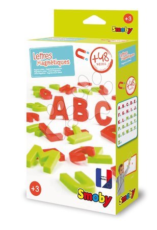 Lettere magnetiche grandi 48 pezzi ABC Smoby colorati