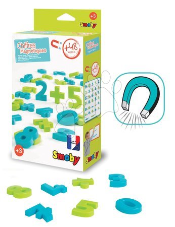 Kreativne i didaktičke igračke - Magnetna slova, brojevi i znakovi Smoby šareni 48 kom_1