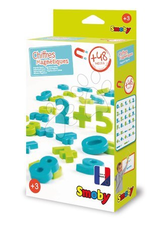 Kreativne i didaktičke igračke - Magnetna slova, brojevi i znakovi Smoby šareni 48 kom