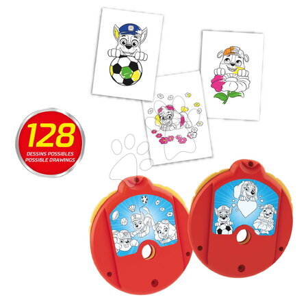 Kreslení a malování - Kreslení se světelným projektorem Paw Patrol Drawing Projector Smoby - 2