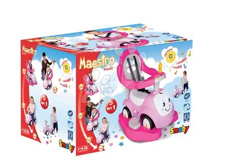 Odrážedla od 6 měsíců - Odrážedlo Maestro II Balade Fille Smoby - 8