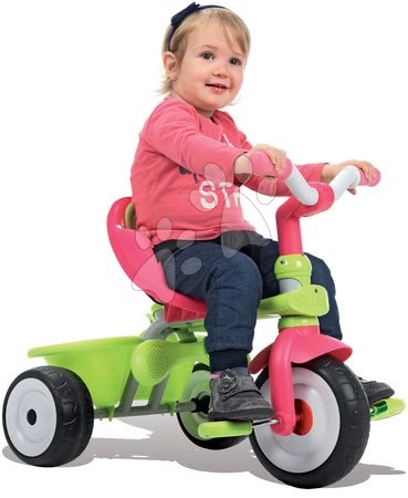 Triciklik 10 hónapos kortól - Tricikli Baby Driver Confort Fille Smoby - 2