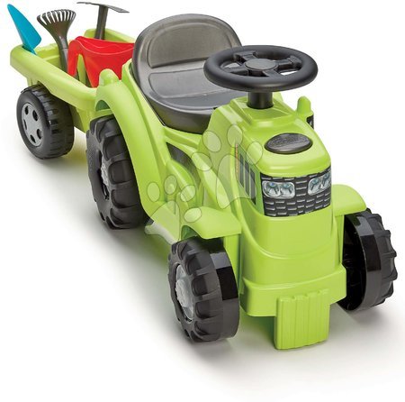 Jocuri de construit - Babytaxiu tractor cu remorcă Tractor Ride On with Garnished Trailer Écoiffier_1
