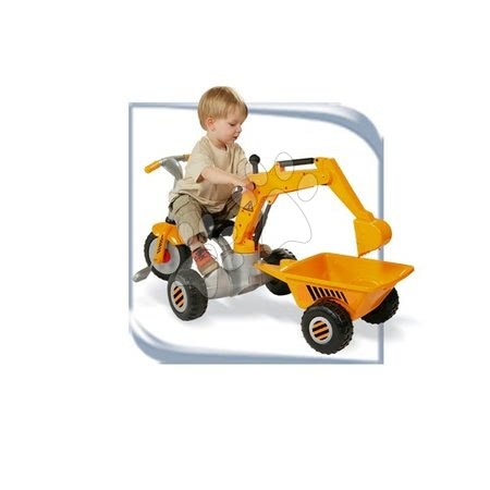 Staré položky - Tříkolka s přívěsem a nakladačem JCB Smoby - 3
