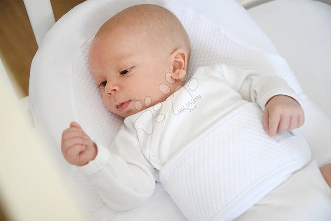Hnízdo na spaní Cocoonababy® - Hnízdo na spaní pro miminka Cocoonababy® 10° Fleur de Coton® White Red Castle - 4