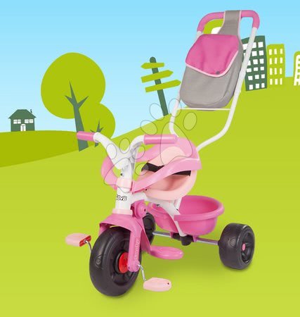 Tříkolky od 10 měsíců - Tříkolka Be Move Confort Girl Smoby - 2
