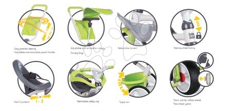 Tricikli od 10. meseca - Tricikel Baby Blade Vert Smoby - 11
