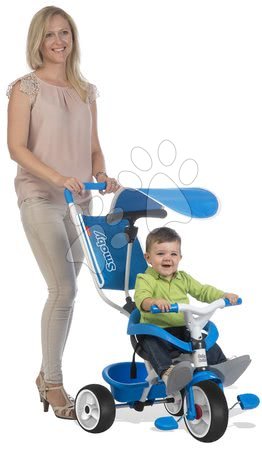 Tříkolky od 10 měsíců - Tříkolka Baby Balade Blue Smoby - 7