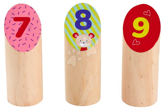 Dřevěné hry - Dřevěná hra s házením kolíku Throwing Game Sticks Outdoor Eichhorn - 5