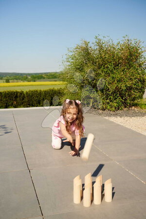 Dřevěné hry - Dřevěná hra s házením kolíku Throwing Game Sticks Outdoor Eichhorn - 17
