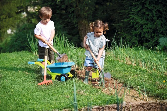 Taczki do piasku - Taczka z narzędziami ogrodowymi Deluxe Garden&Seasons Écoiffier - 3