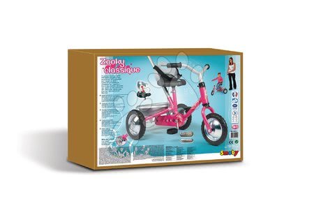 Tříkolky na řetězový pohon - Řetězová tříkolka Zooky Classic Girl Smoby - 5