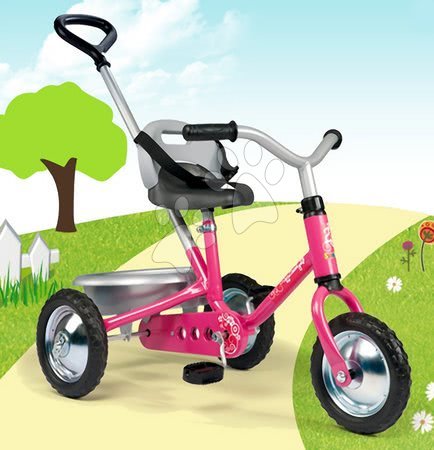 Tříkolky na řetězový pohon - Řetězová tříkolka Zooky Classic Girl Smoby - 4