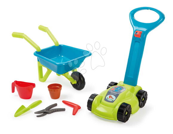Igrače za v pesek - Kotalka s kosilnico za travo Gardening Set Écoiffier