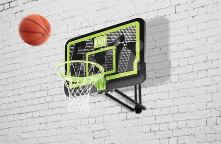 Rekreációs sport - Kosárlabda konstrukció palánkkal és kosárral Galaxy wall mount system black edition Exit Toys acél falra erősíthető magasságilag állítható_1