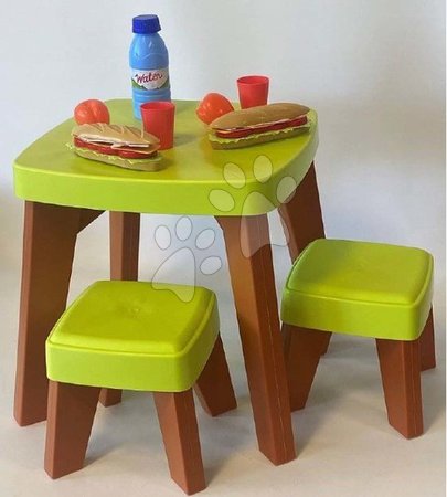 Hračky a hry na záhradu - Stôl s dvoma stoličkami Garden&Seasons Écoiffier _1