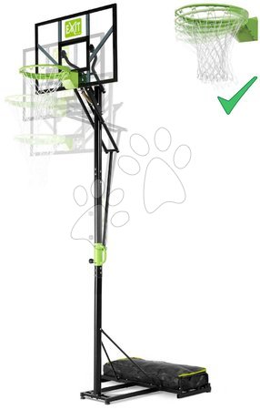 Basketbal - Basketbalová konstrukce s deskou a flexibilním košem Polestar portable basketball Exit Toys - 1