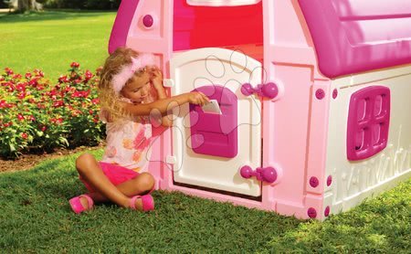 Kućice za djecu - STARPLAST 47560 Detský domček Fairy House ružový  122 cm výška - 124*103*122 cm - 4