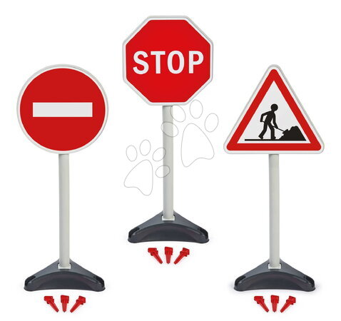 Oprema za guralice - Prometni znakovi za igralište Traffic Signs Écoiffier