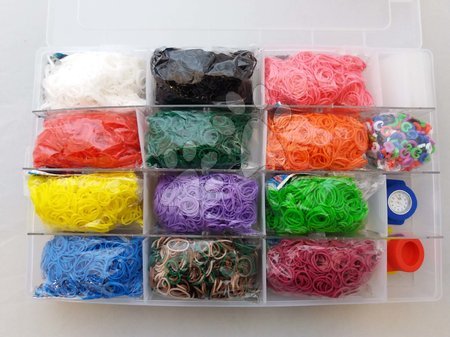 Rainbow Loom zestaw podstawowy  - Upominkowe pudełko Gift box large Rainbow Loom - 5