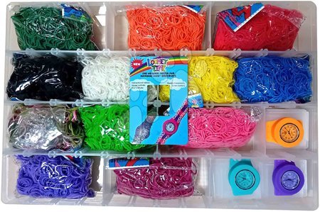 Jucării creative și didactice - Cutie de plastic Rainbow Loom