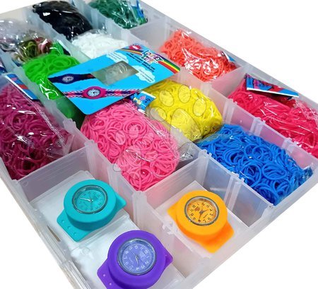 Loom Bands Gummibänder - Kunststoff-Box Rainbow Loom_1