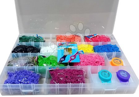 Rainbow Loom zestaw podstawowy  - Upominkowe pudełko Gift box large Rainbow Loom - 3