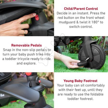 Triciclete de la 10 luni - Tricicletă pliabilă smarTfold 7in1 smarTrike - 12
