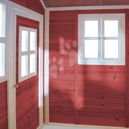 Dřevěné domečky - Domeček cedrový Loft 100 Red Exit Toys - 6