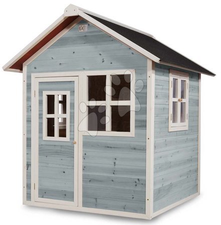 Dřevěné domečky - Domeček cedrový Loft 100 Blue Exit Toys