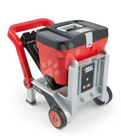 Kinderwerkstatt - Arbeitswagen Black&Decker Devil Workmate 3v1 Smoby - 6