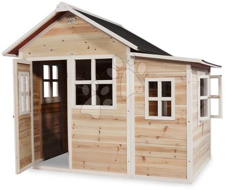 Dřevěné domečky - Domeček cedrový Loft 150 Natural Exit Toys - 1