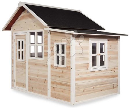 Dřevěné domečky - Domeček cedrový Loft 150 Natural Exit Toys - 2