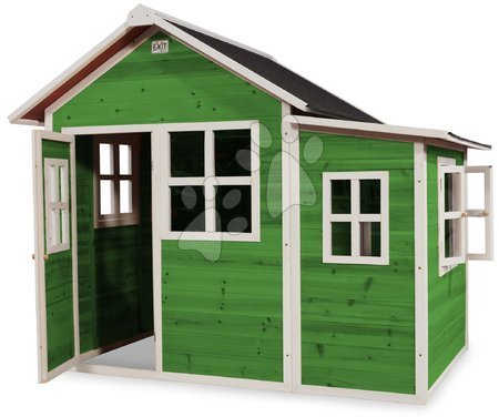 Dřevěné domečky - Domeček cedrový Loft 150 Green Exit Toys - 1