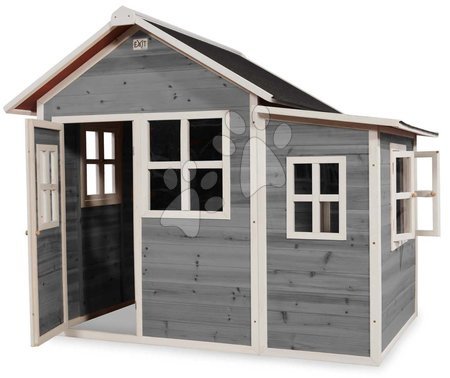 Cabanes en bois - Maisonnette en cèdre Loft 150 Grey Exit Toys_1