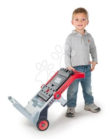 Pracovná detská dielňa - Pracovný vozík Black&Decker Devil Workmate 3v1 Smoby - 5